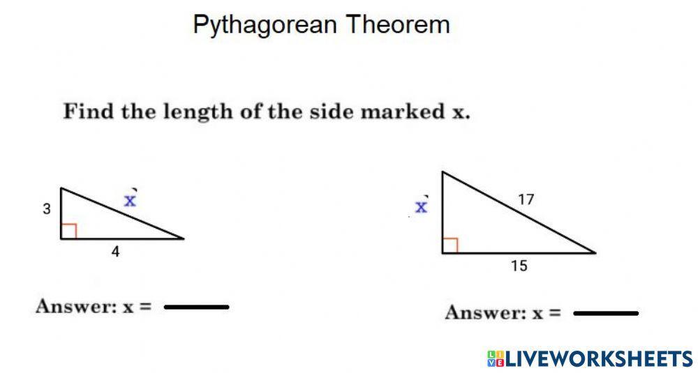 Pythagorean theorem