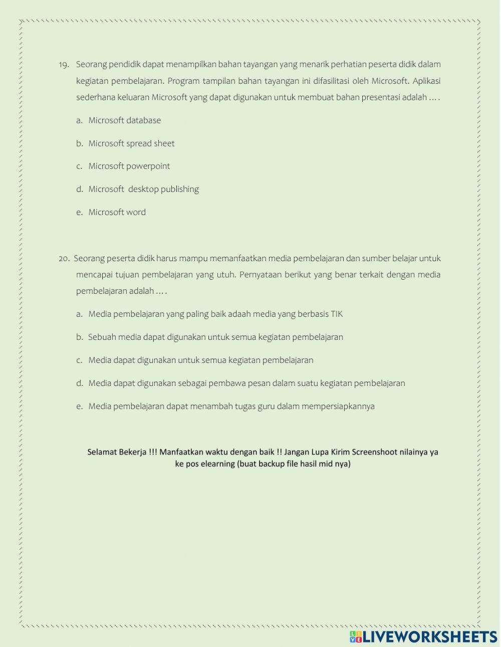 MID Media Pembelajaran (8 Maret 2021)