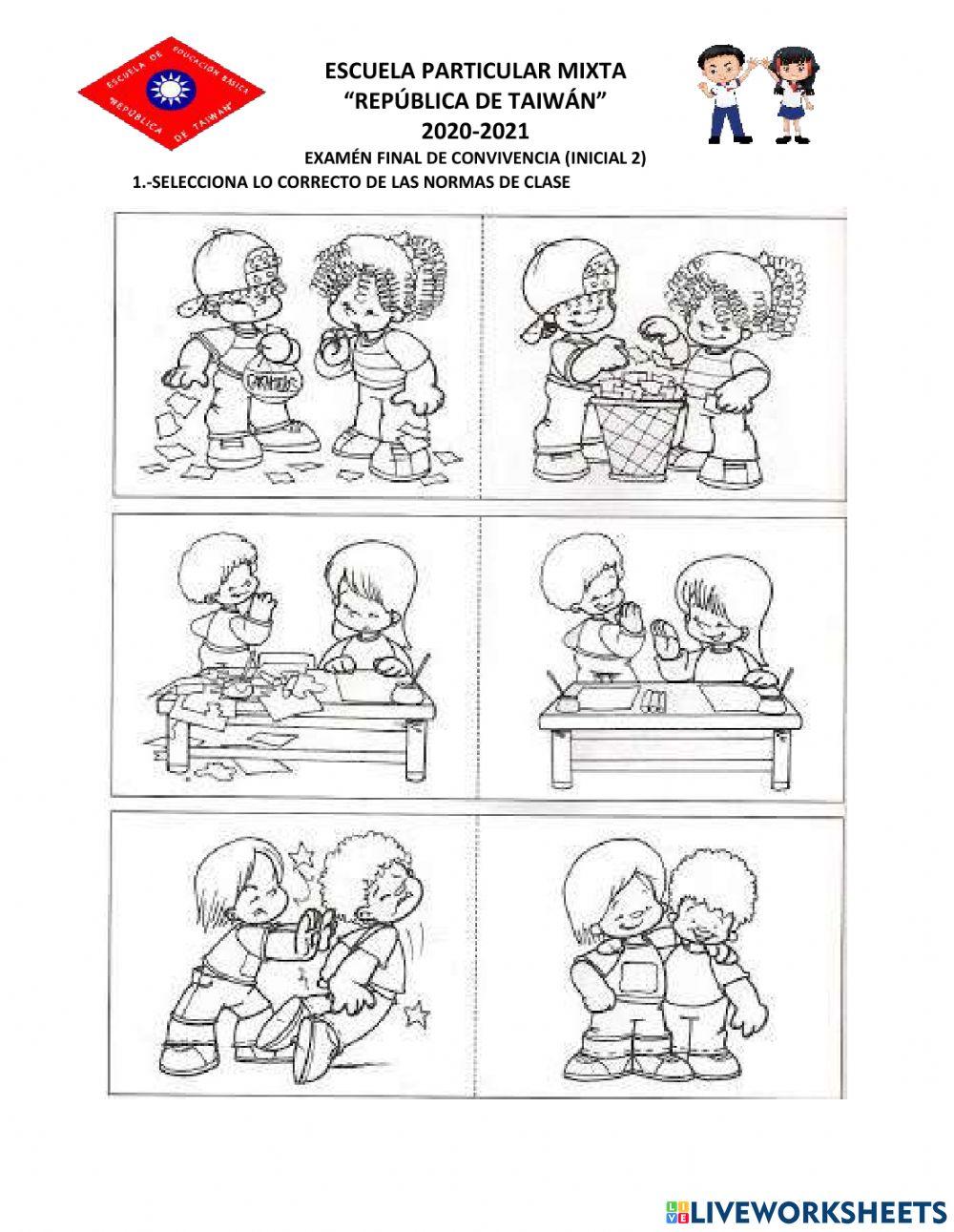 Examen de convivencia