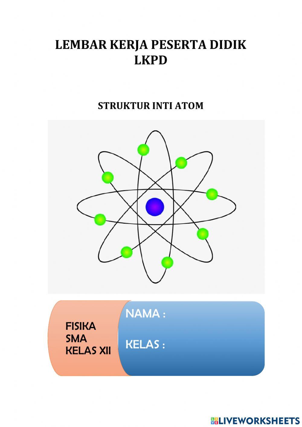 Struktur Inti Atom