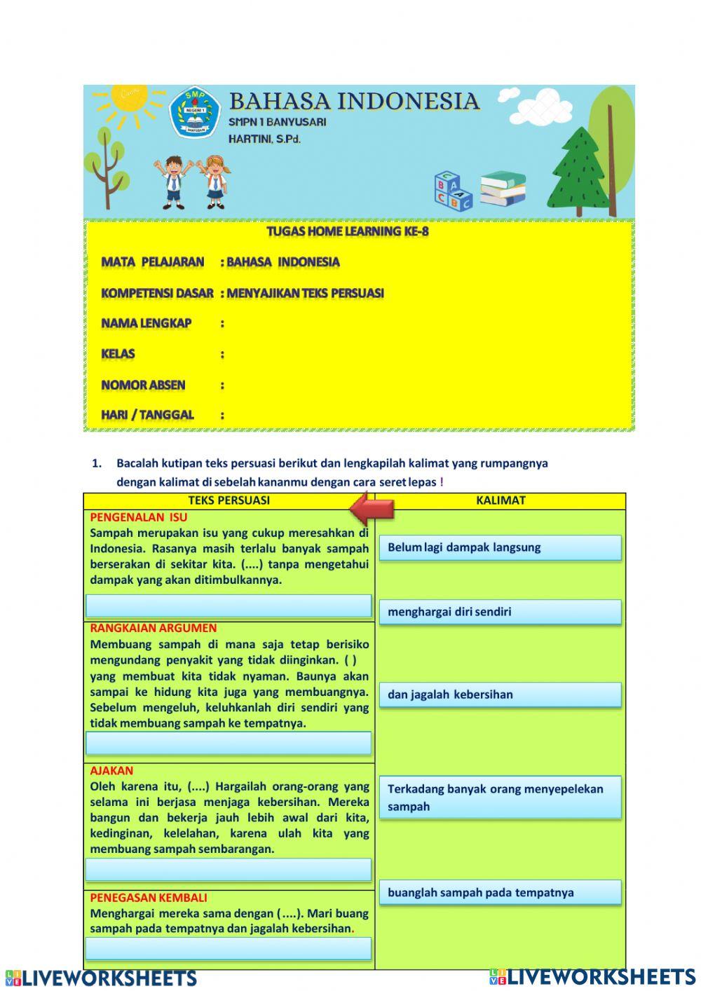 Tugas 8 Teks Persuasif