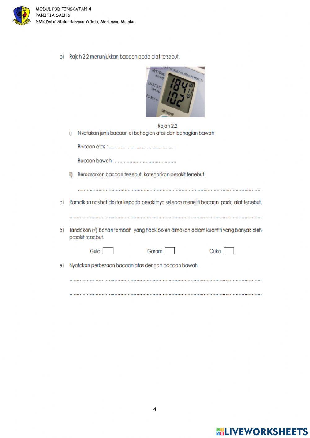 Teknik Mengukur Parameter Kesihatan Badan