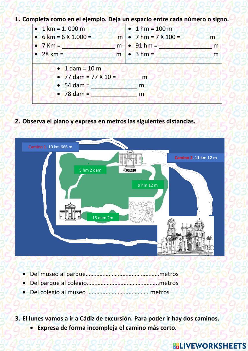 Resolución dde problemas. longitud