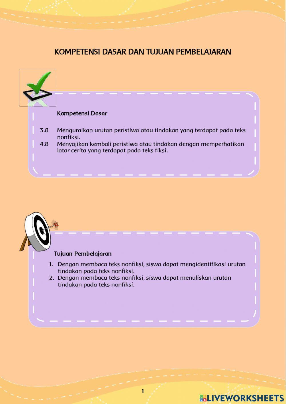 LKPD Mengurutkan Tindakan