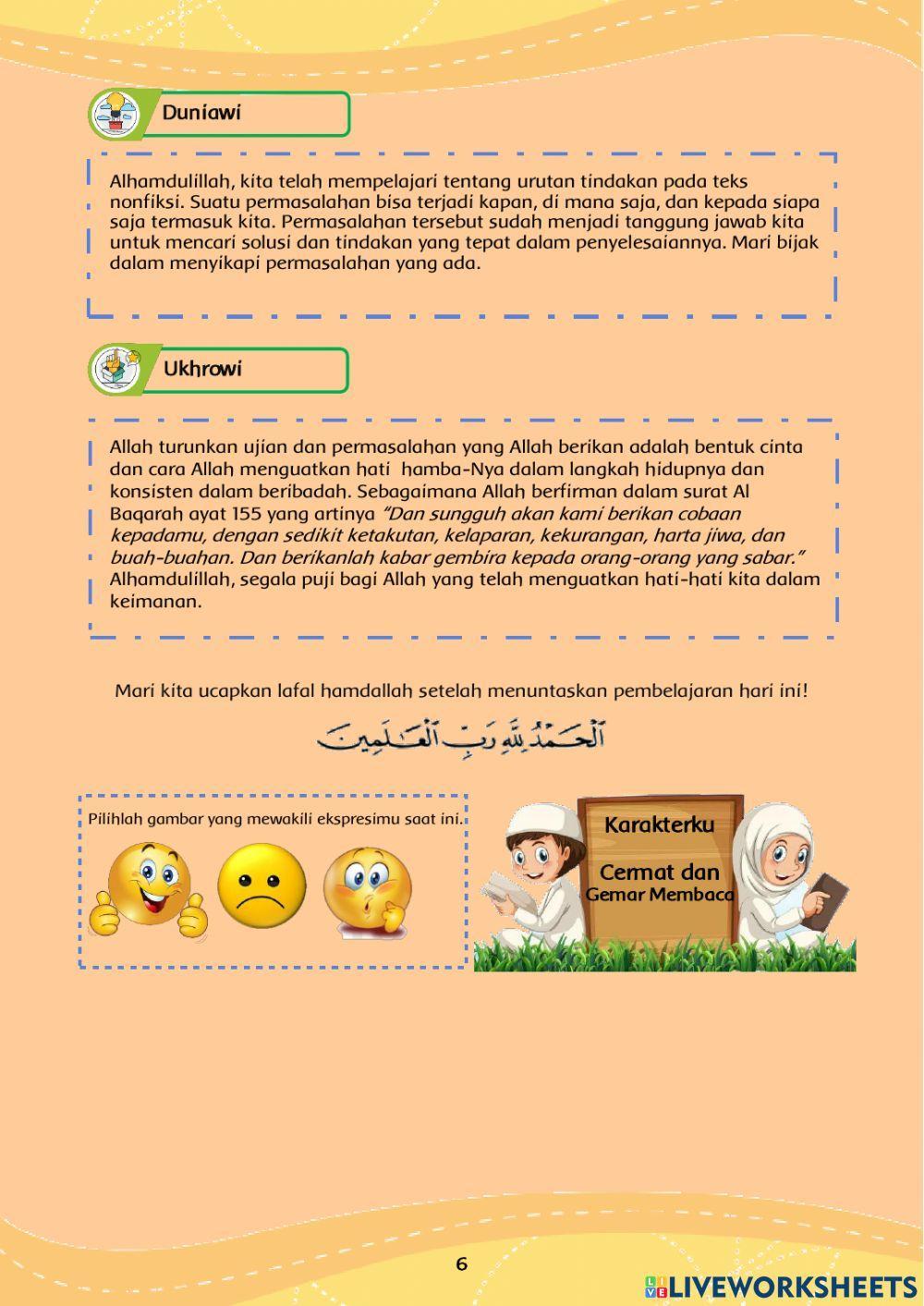 LKPD Mengurutkan Tindakan