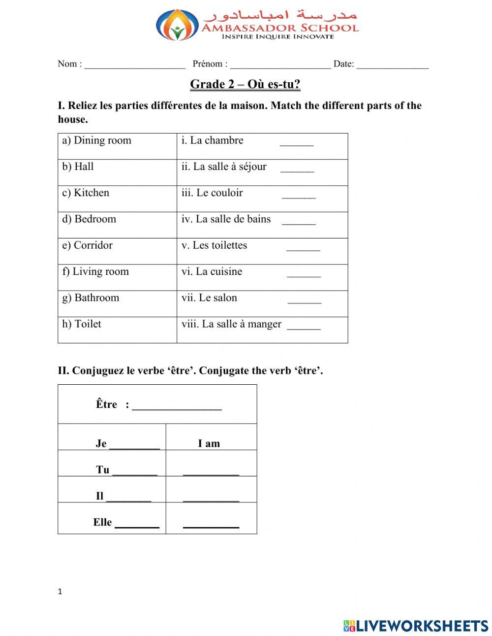 Alex et Zoé : Unité 13 - Où es-tu?