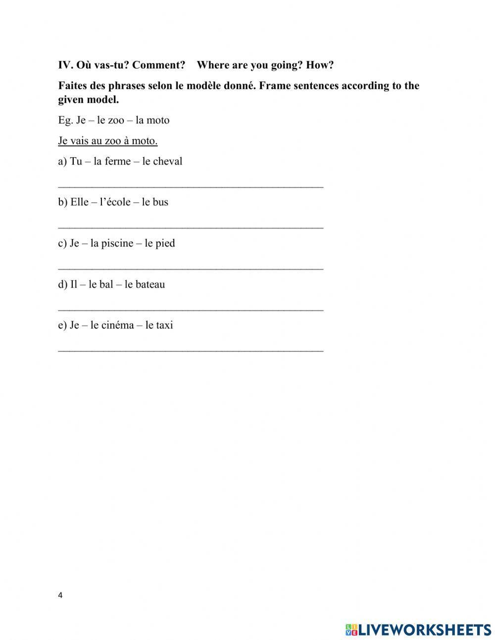 Alex et Zoé : Unité 13 - Où vas-tu?