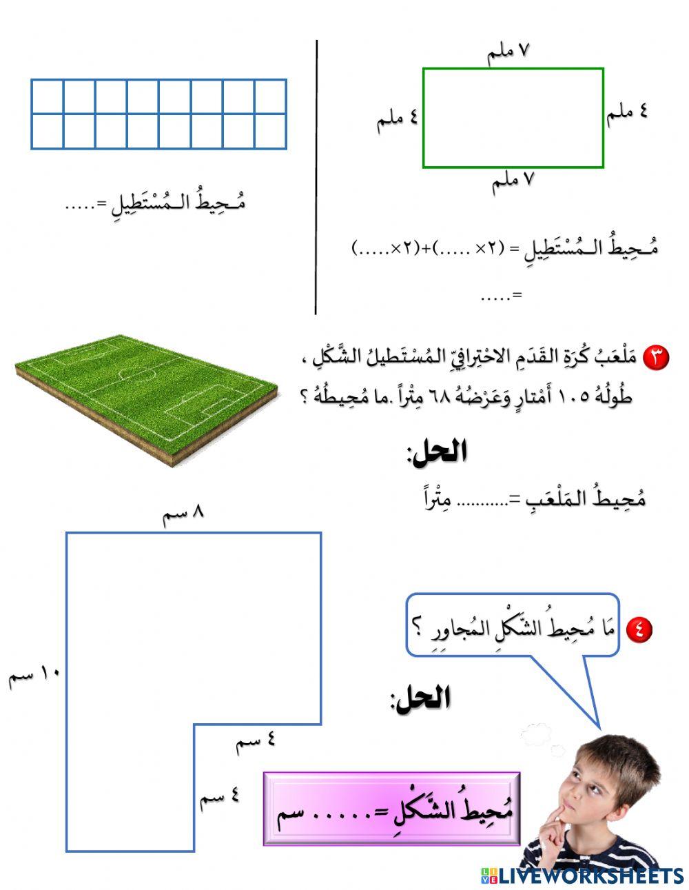 قياس المحيط