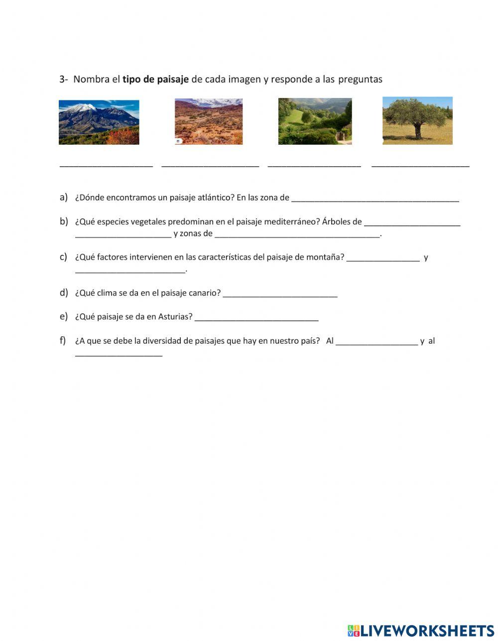 Relieve, ríos y paisajes de España