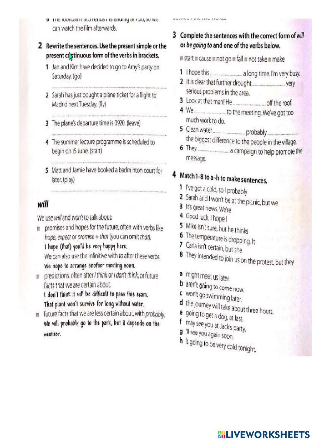 Ways to express Future