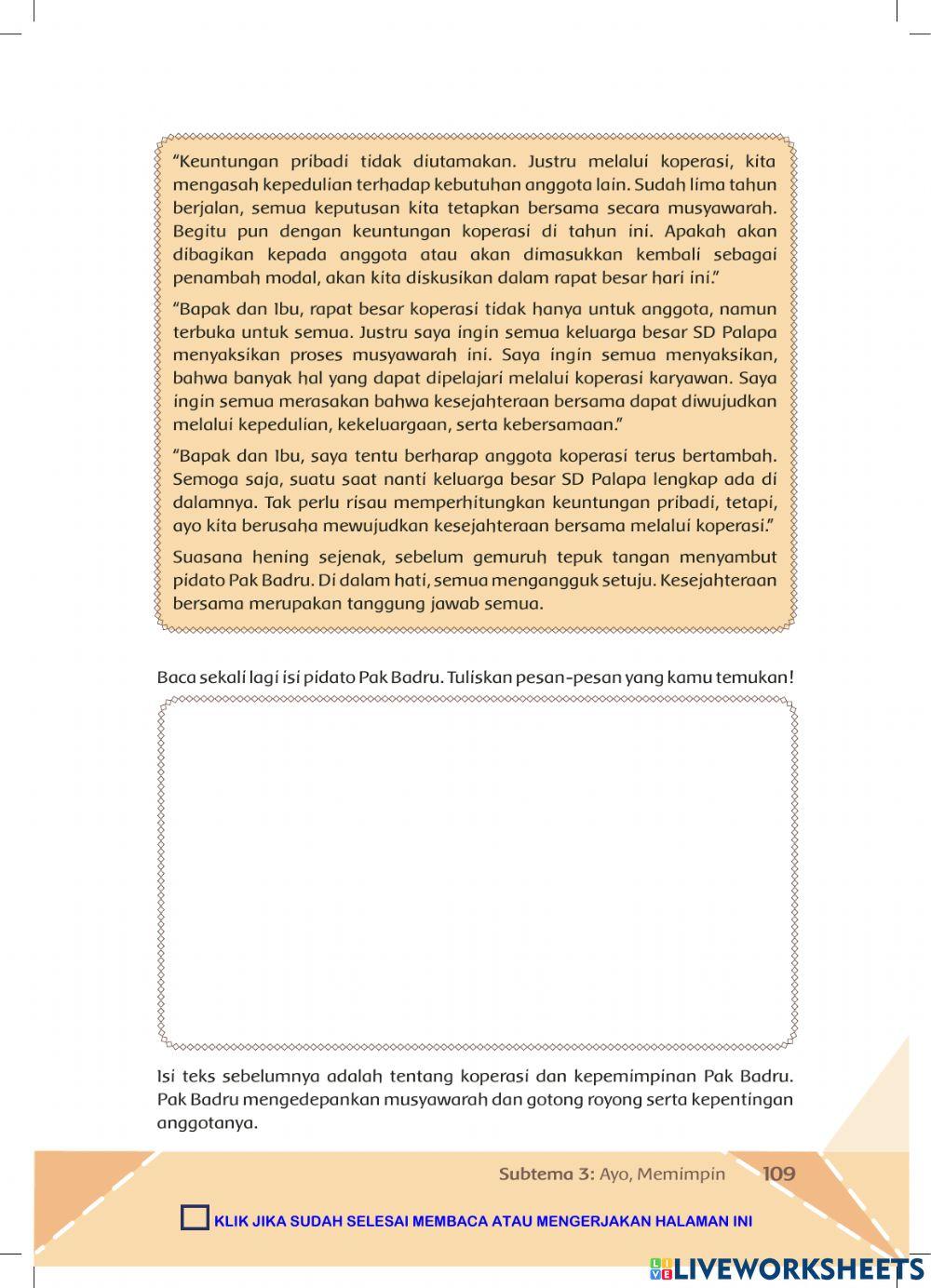 Tema 7 Sub Tema 3 Pembelajaran 1