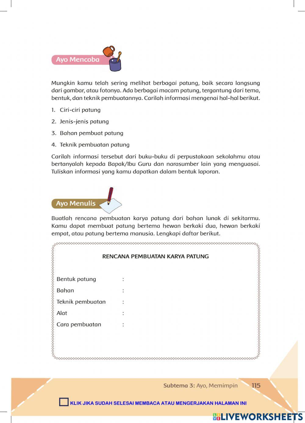 Tema 7 Sub Tema 3 Pembelajaran 2