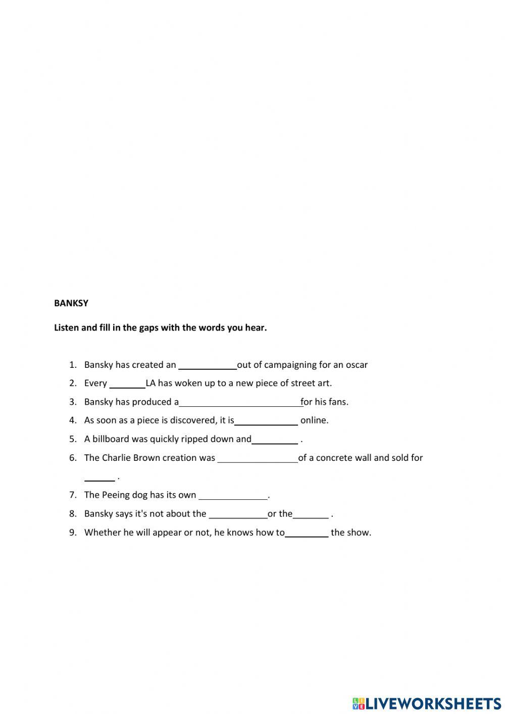 Lc grafitti and banksy