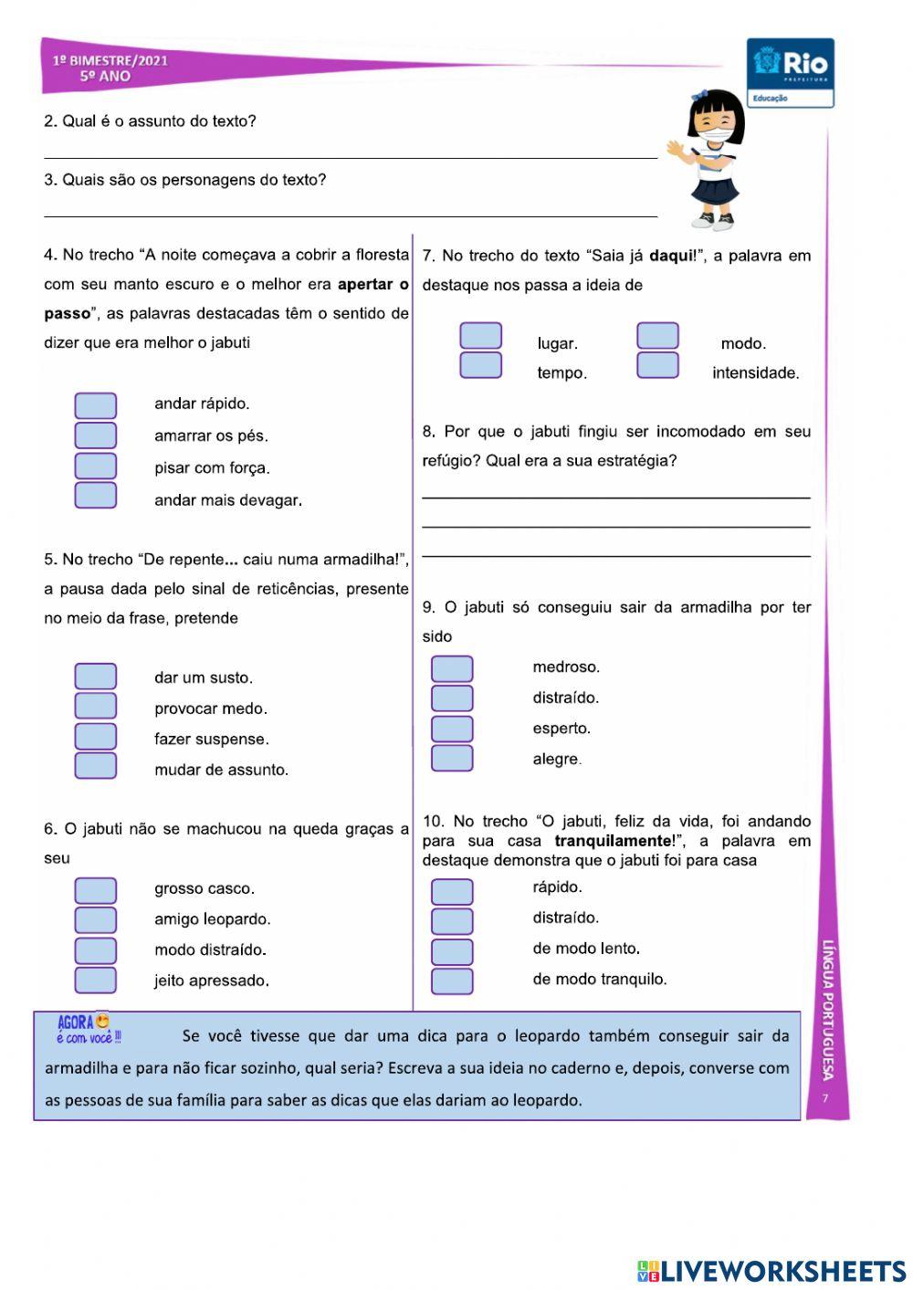 O Jabuti e o Leopardo