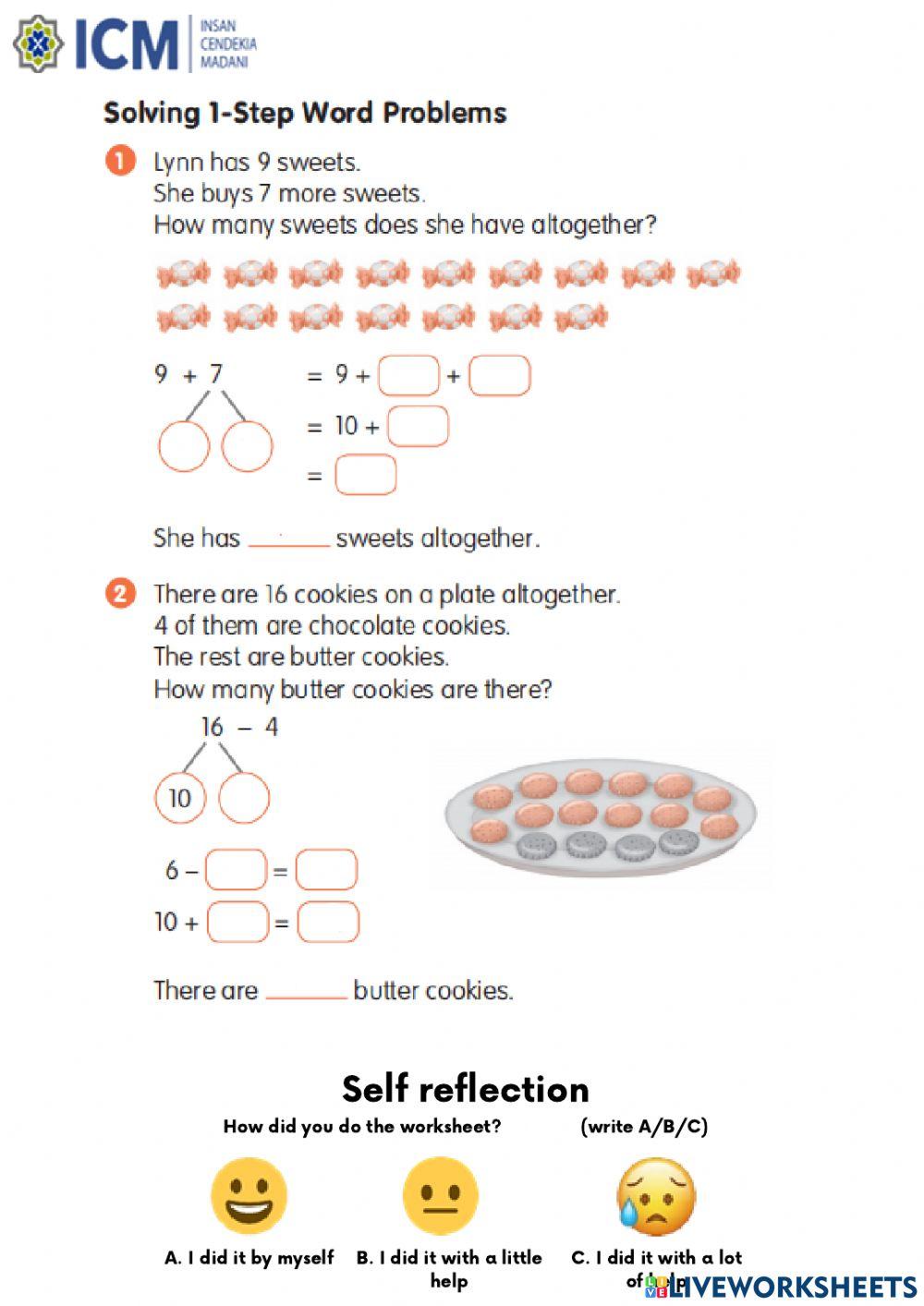 Addition and Subtraction Within 20