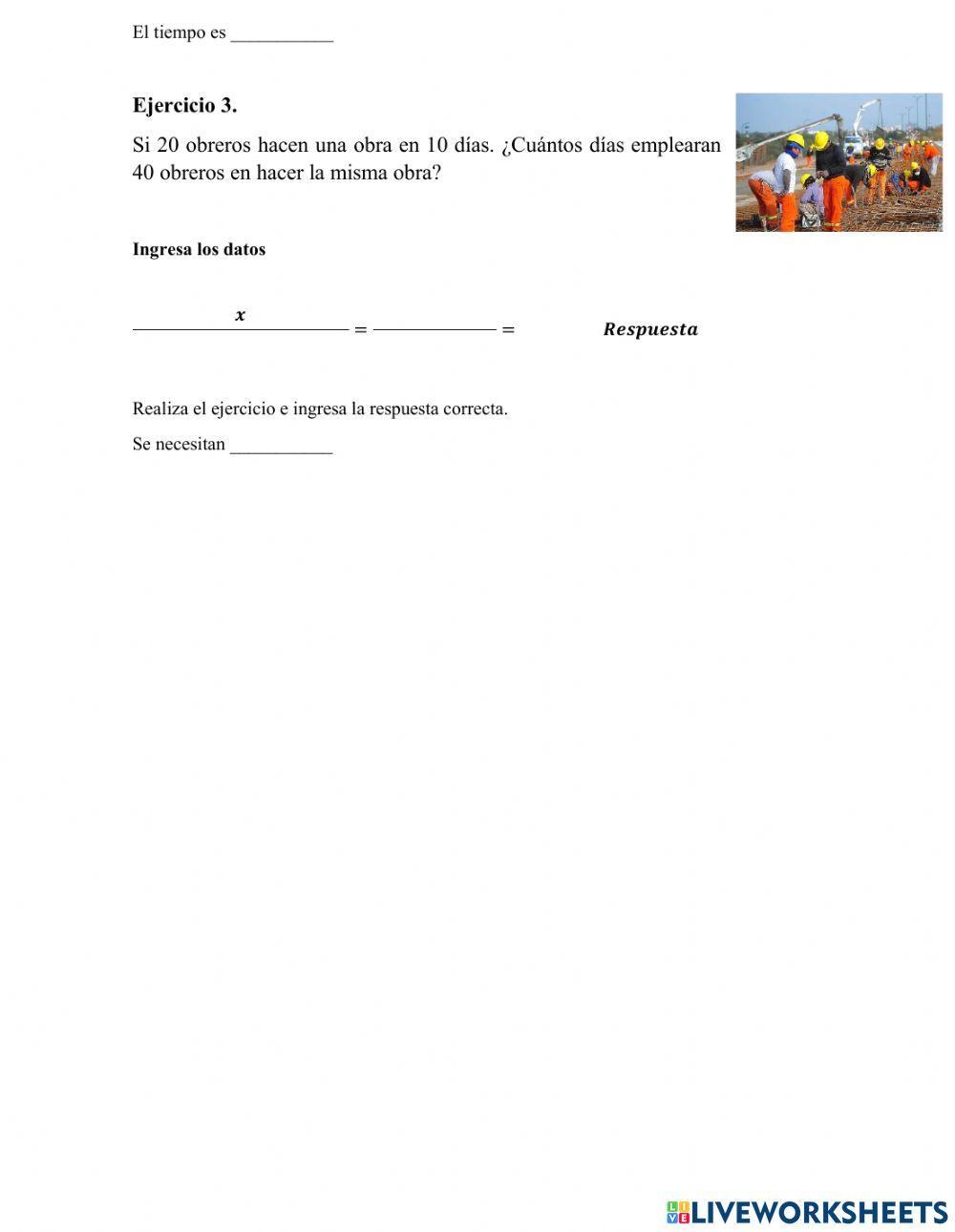 Regla de tres inversa