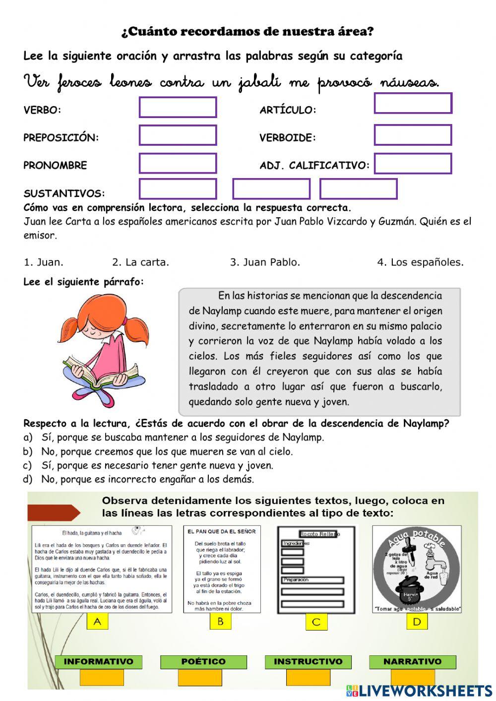 Diagnóstico de Comunicación- sexto