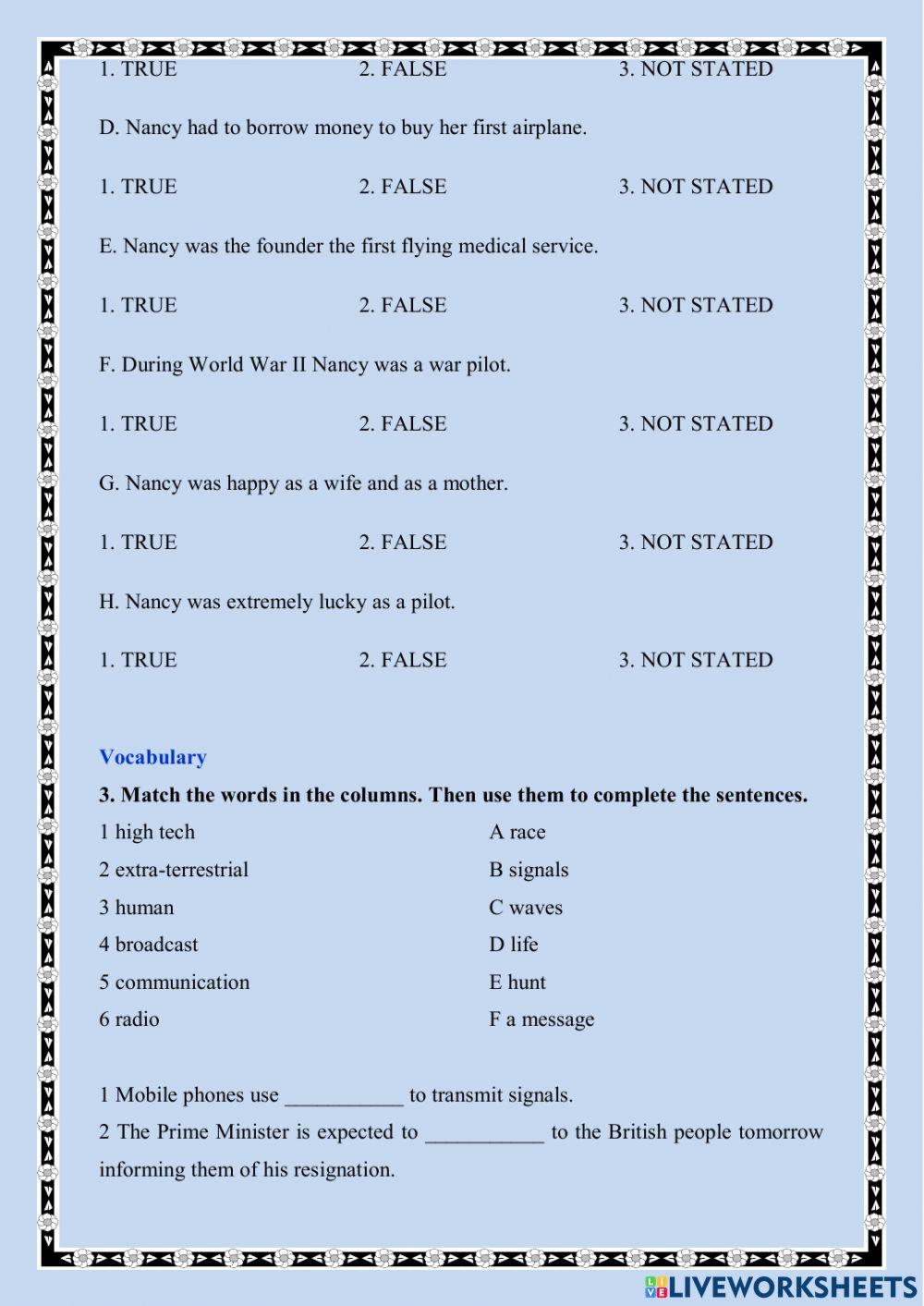 Spotlight 11, module 6. Test