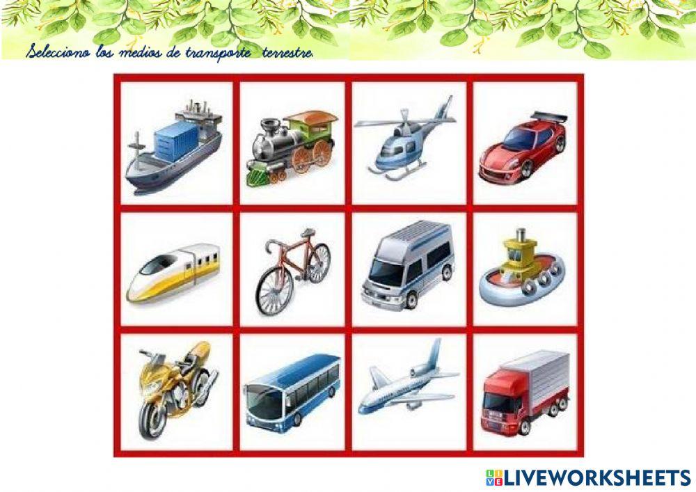 Medios de transporte