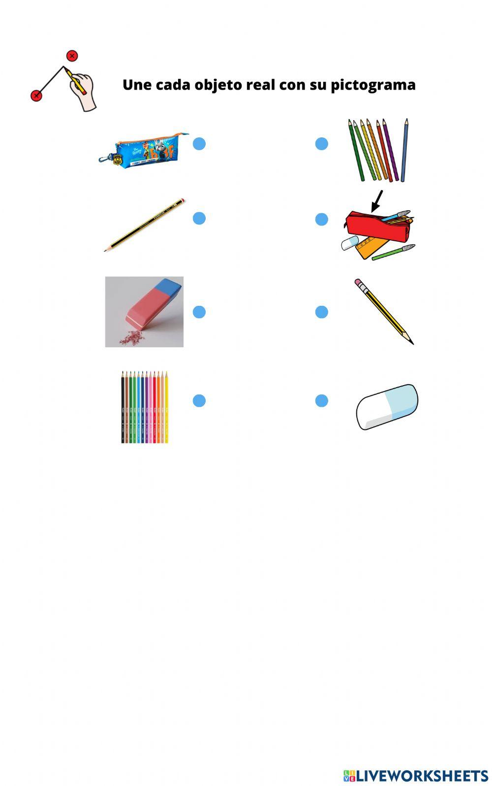 Objeto real - pictograma (estuche)