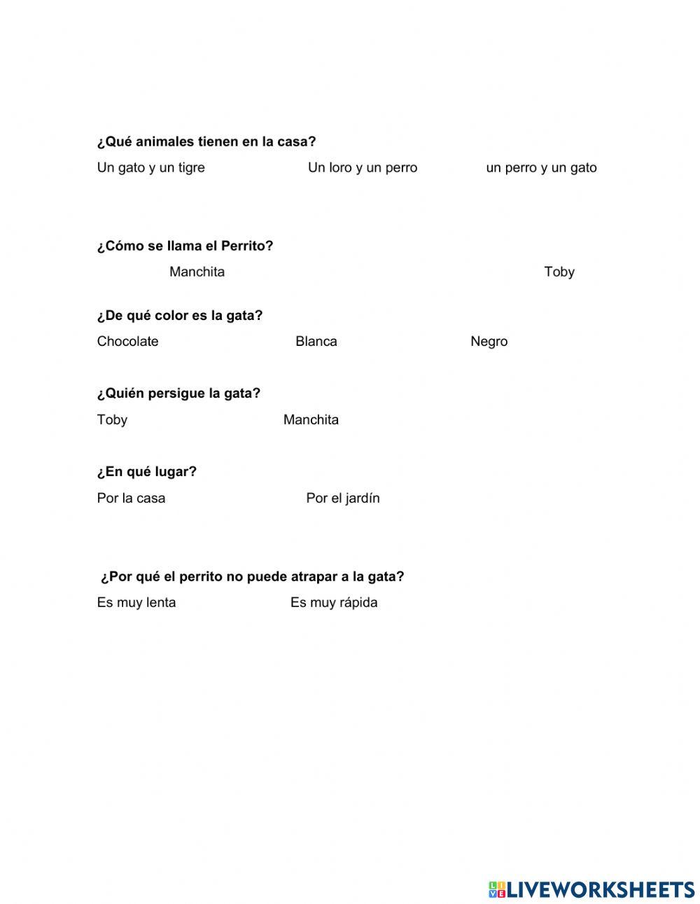 Prueba Inicial de Lectoescritura