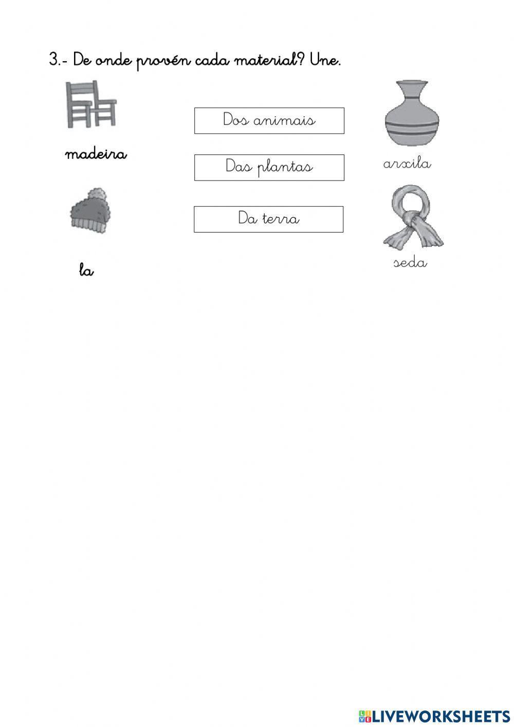 De que están feitos os obxectos