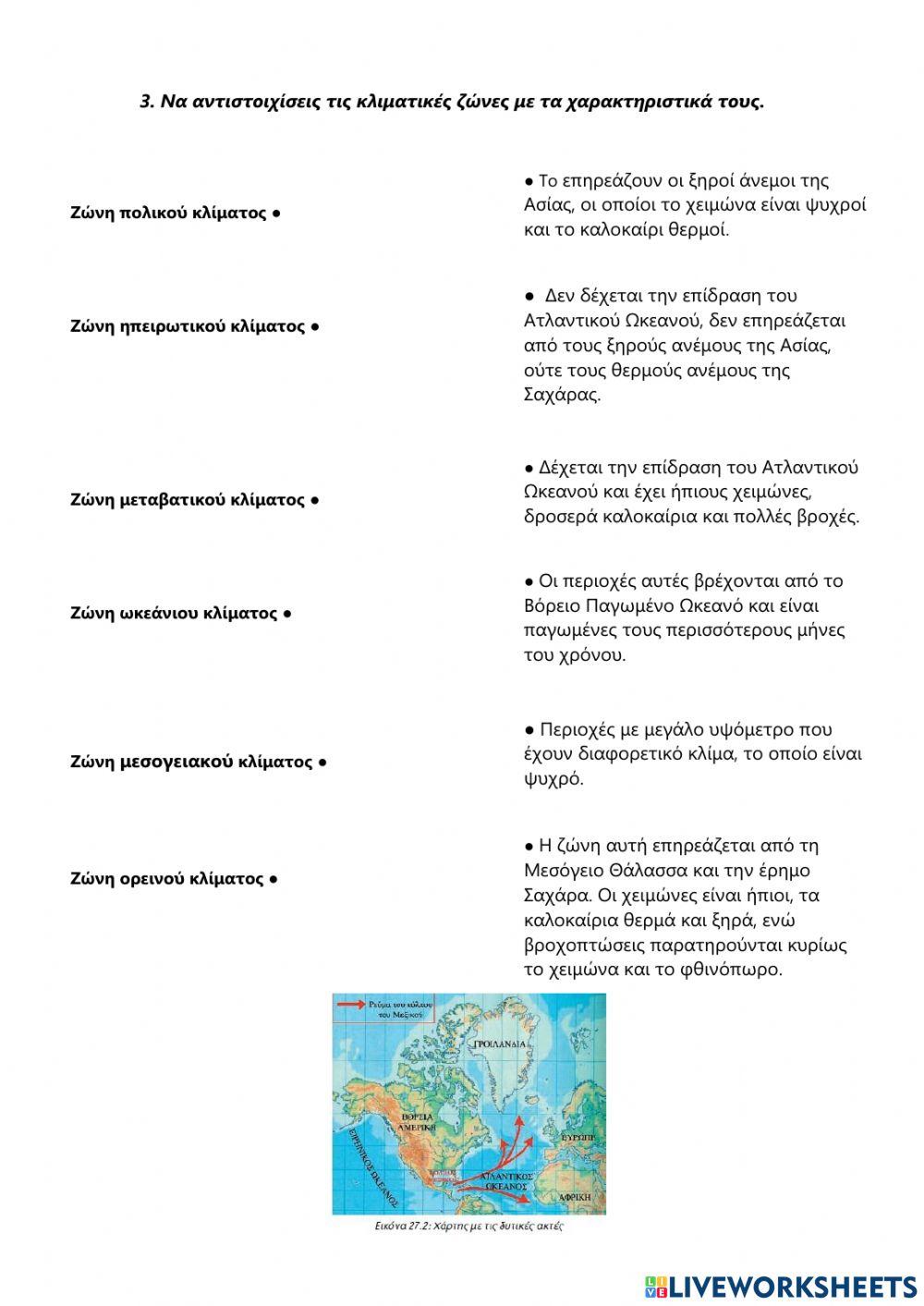 Το κλίμα της Ευρώπης