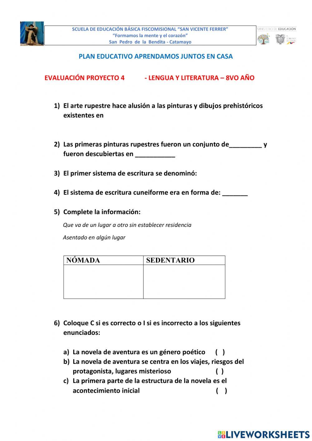 Autoevaluación proyecto 4