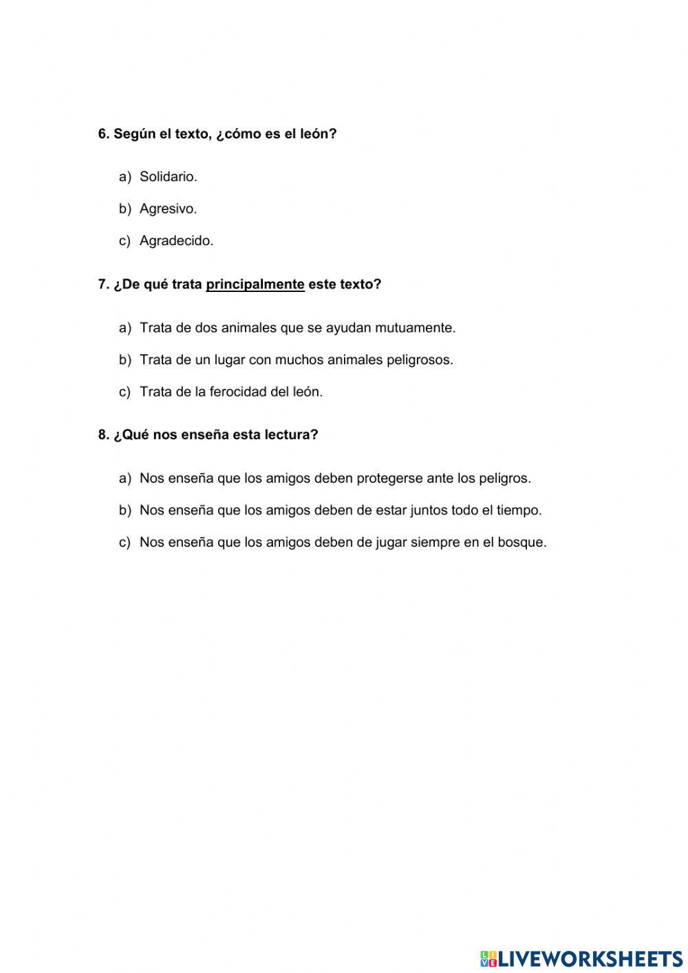 El león y el ratón