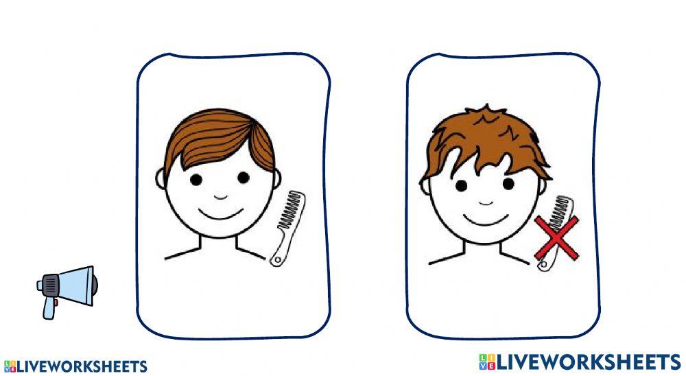 Señala lo que no...