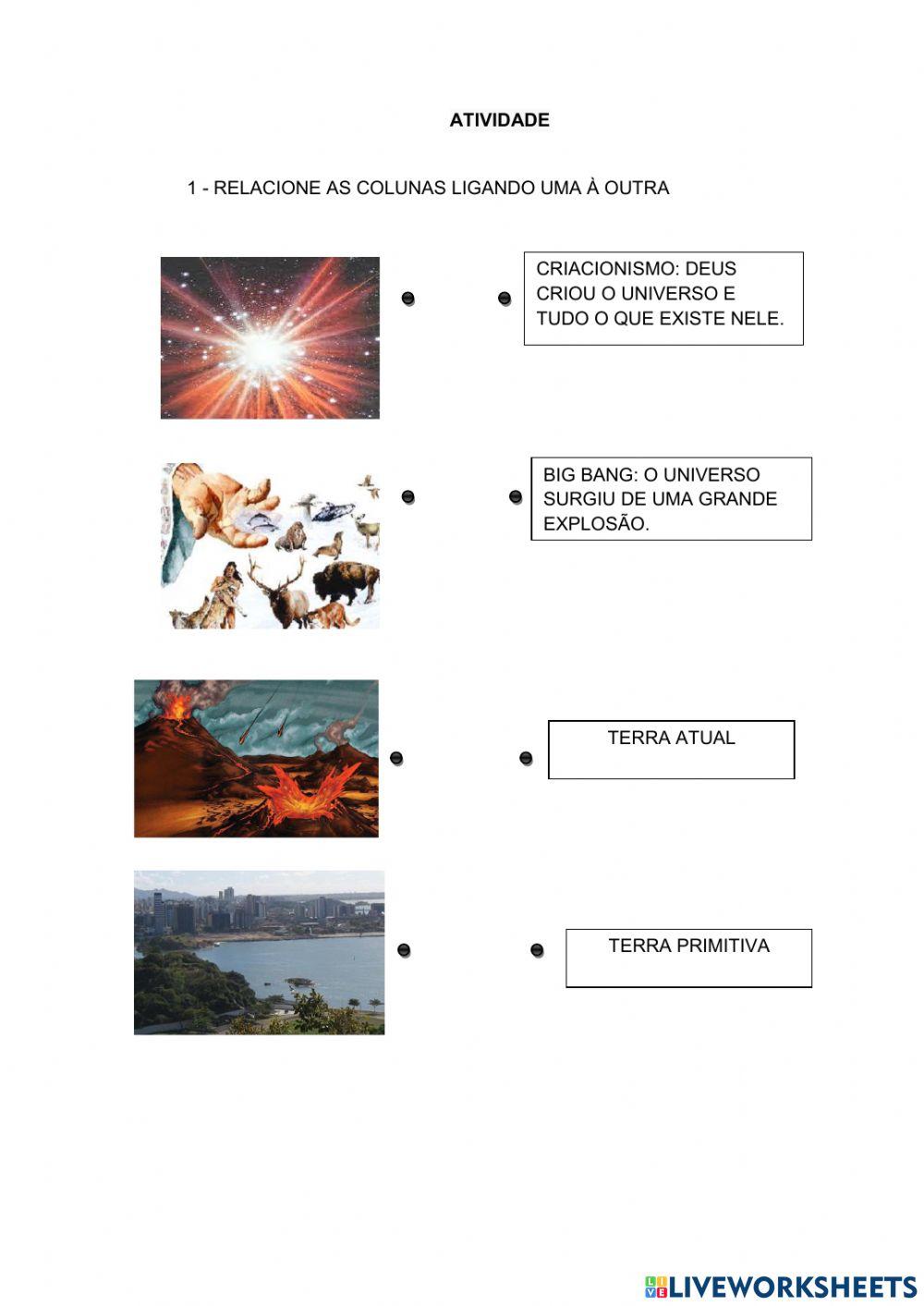 Formação da terra - abordagem simplificada das teorias