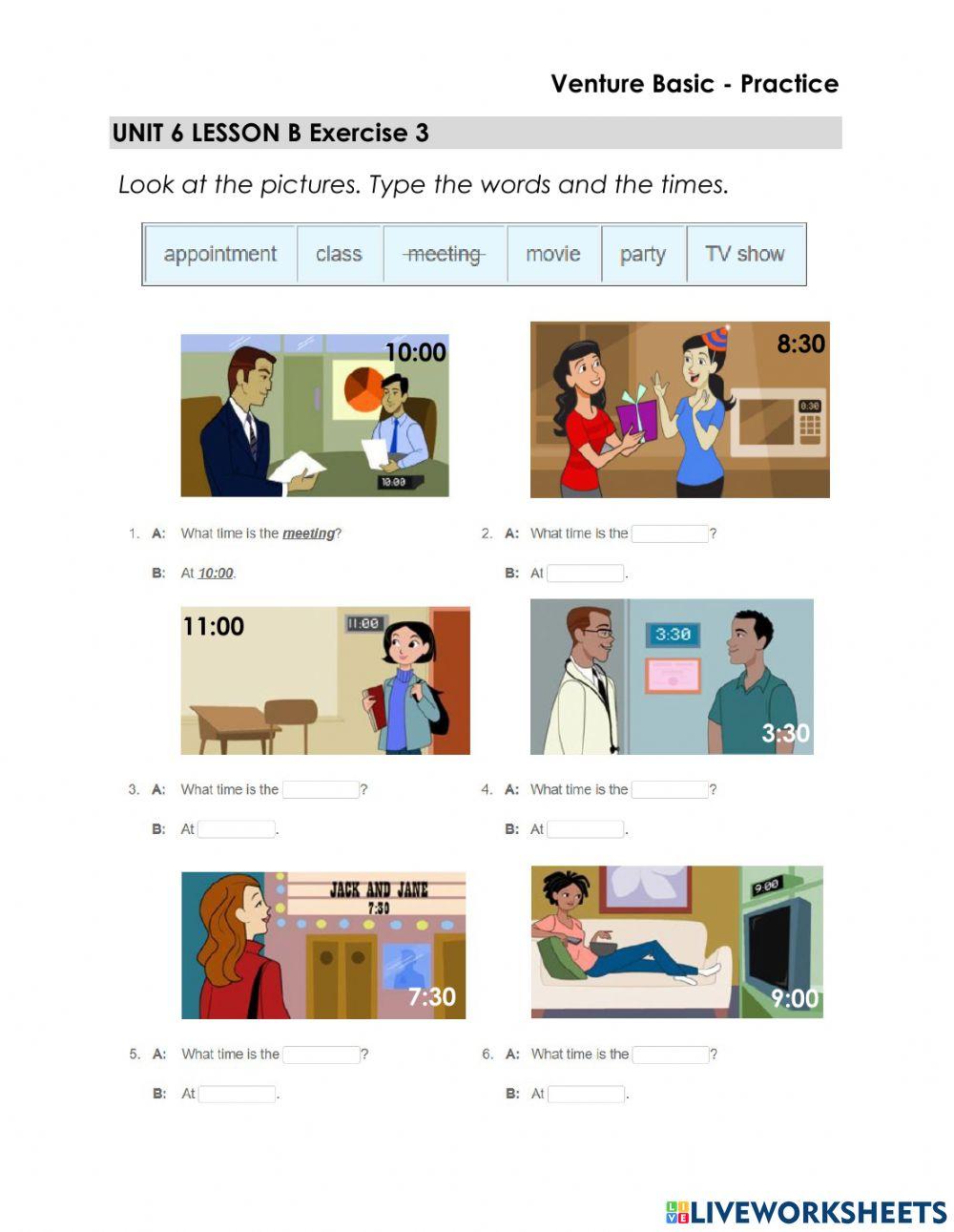 What time is the appointment? - Read Context