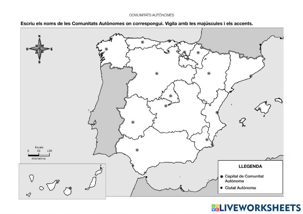 Comunitats Autònomes - CCAA
