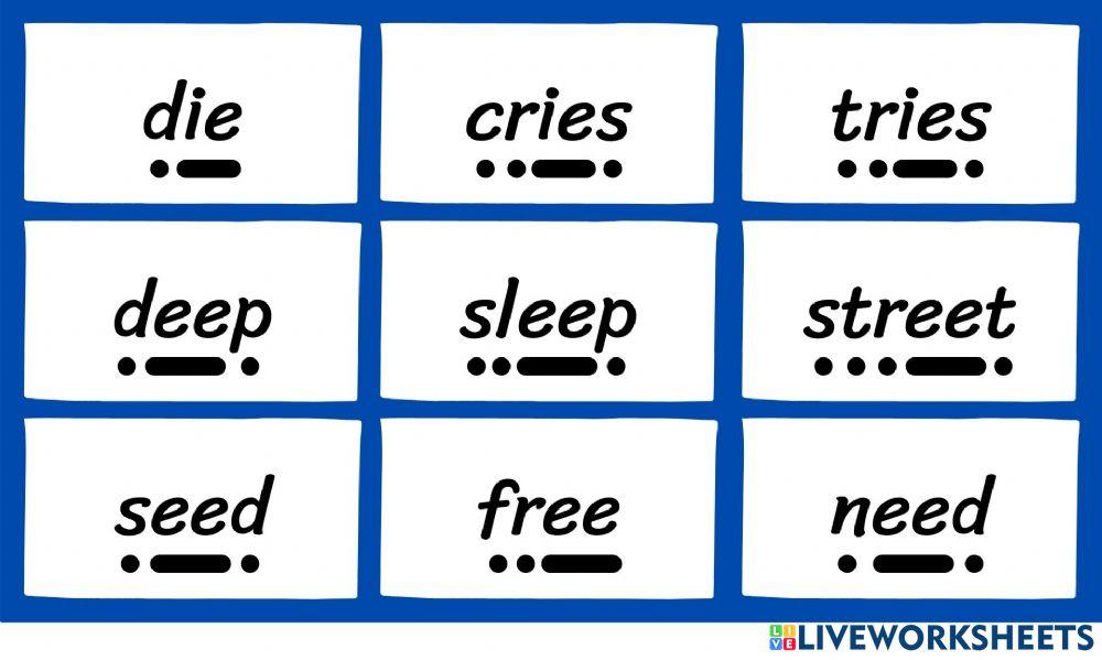 Phonics flashcard 4