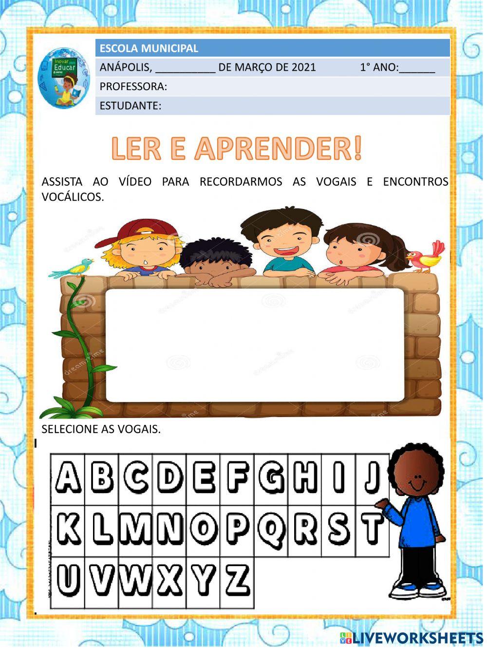 Atividade 022 - encontro vocálico