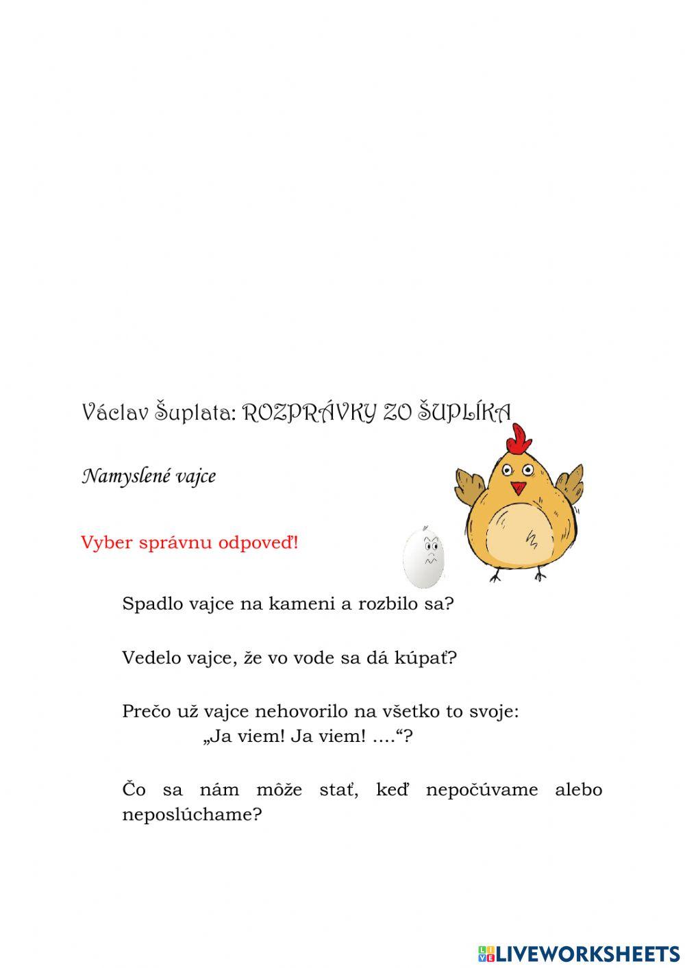 Namyslené vajce Namyslené vajce