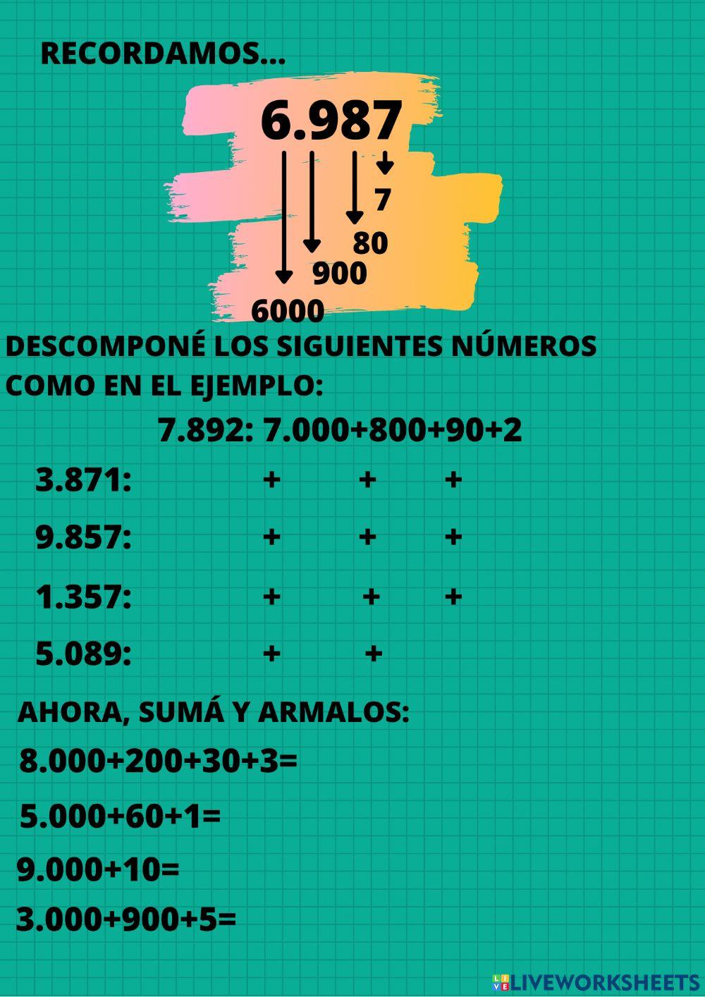 Ordenando y desarmando