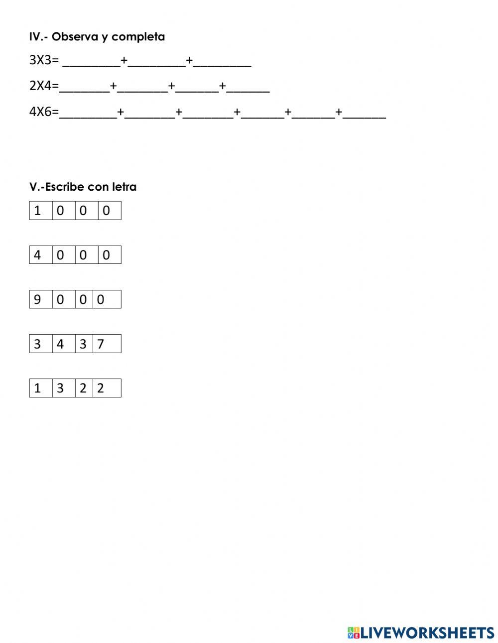 Examen de matematicas