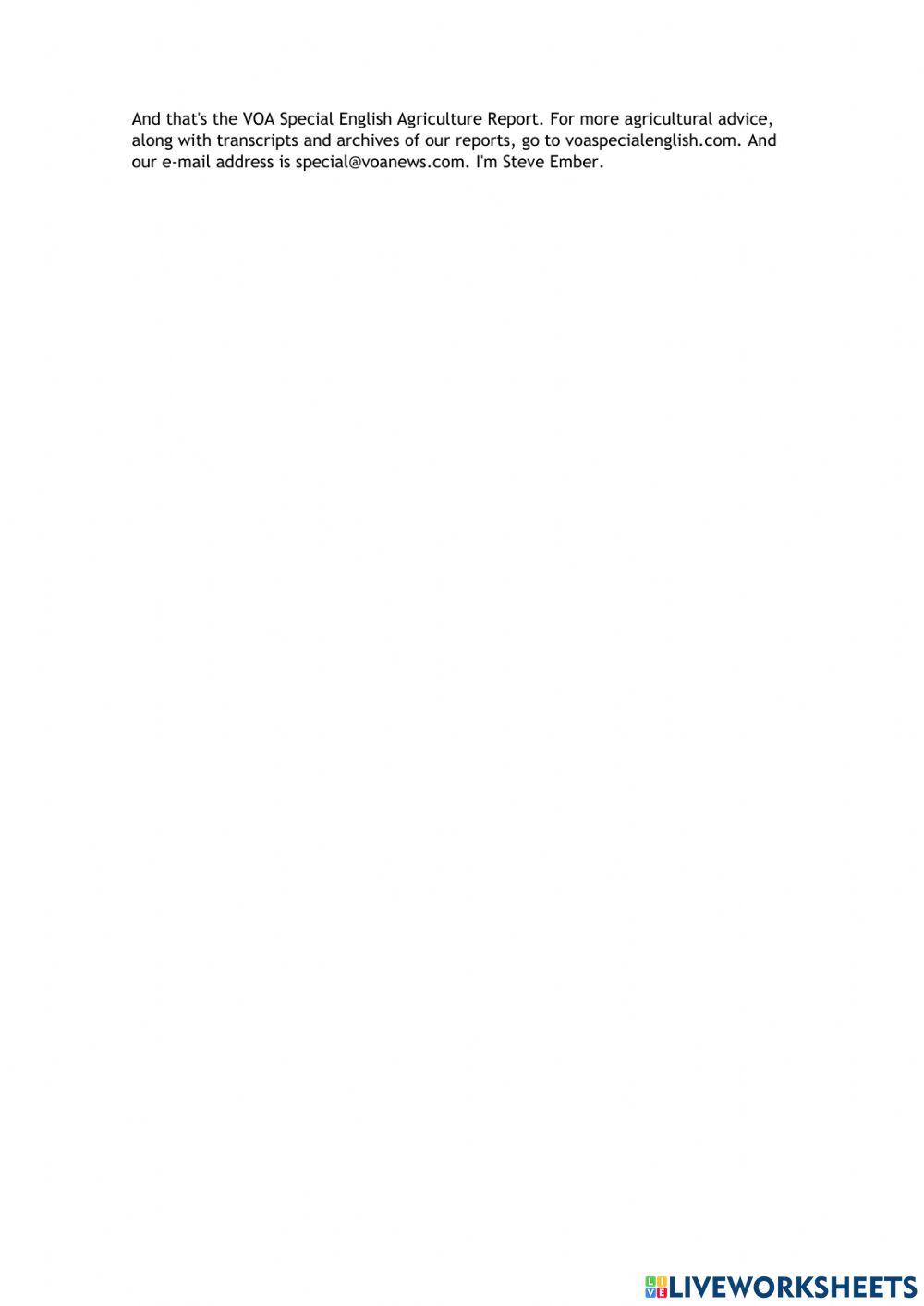 Listening Comprehension