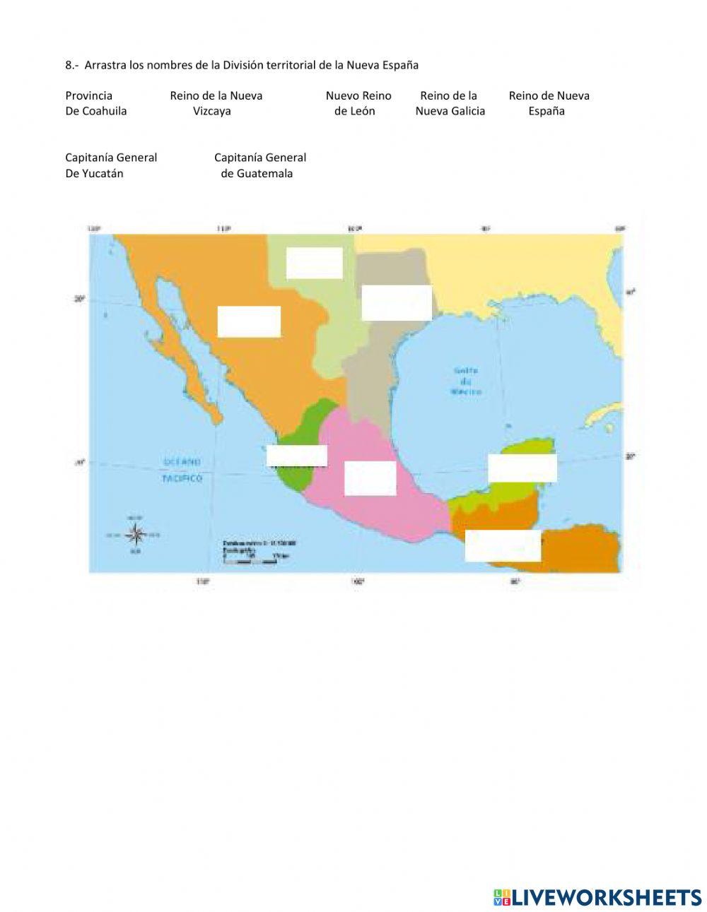 Quiz Virreinato Nueva España