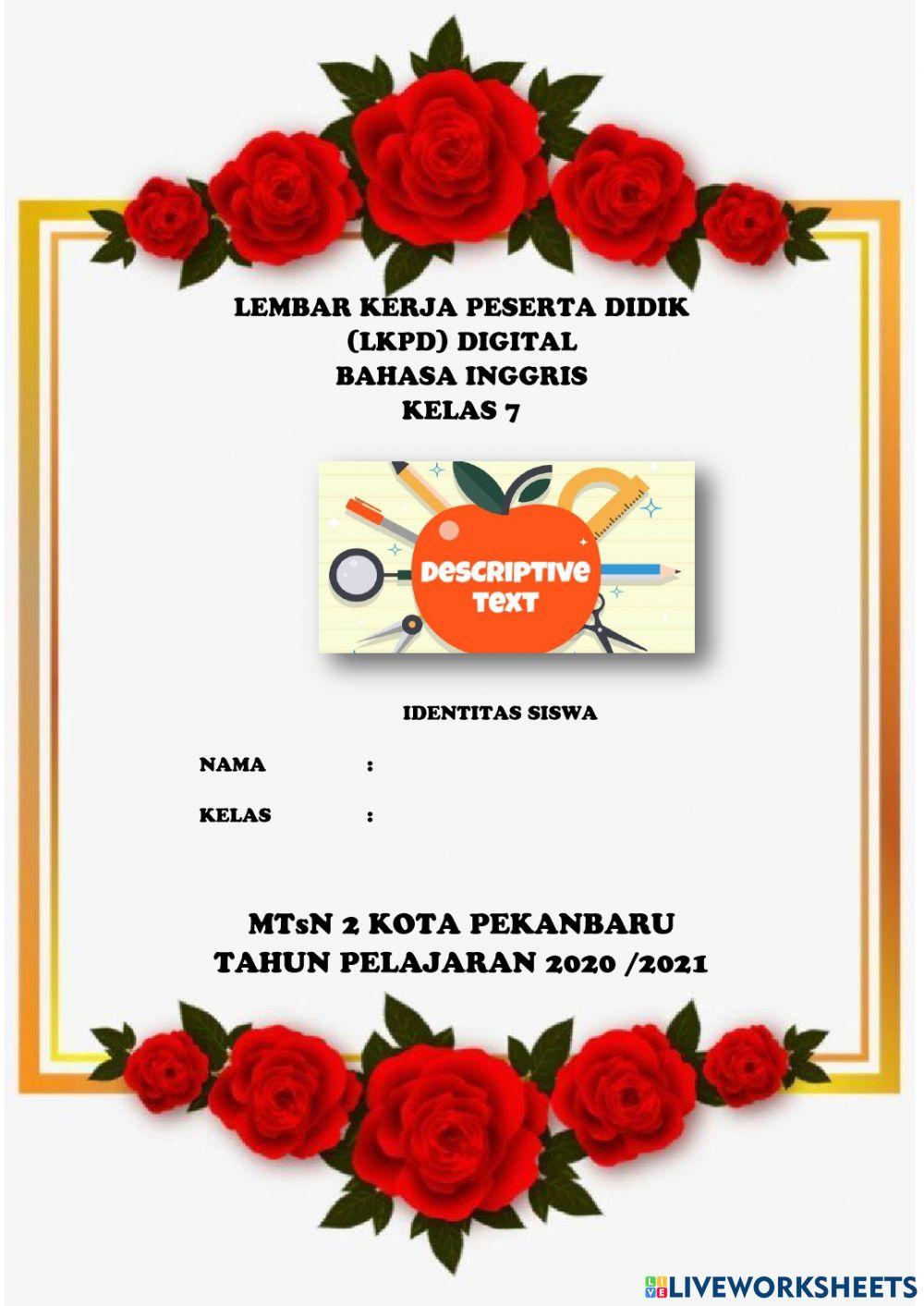 Lkpd descriptive text