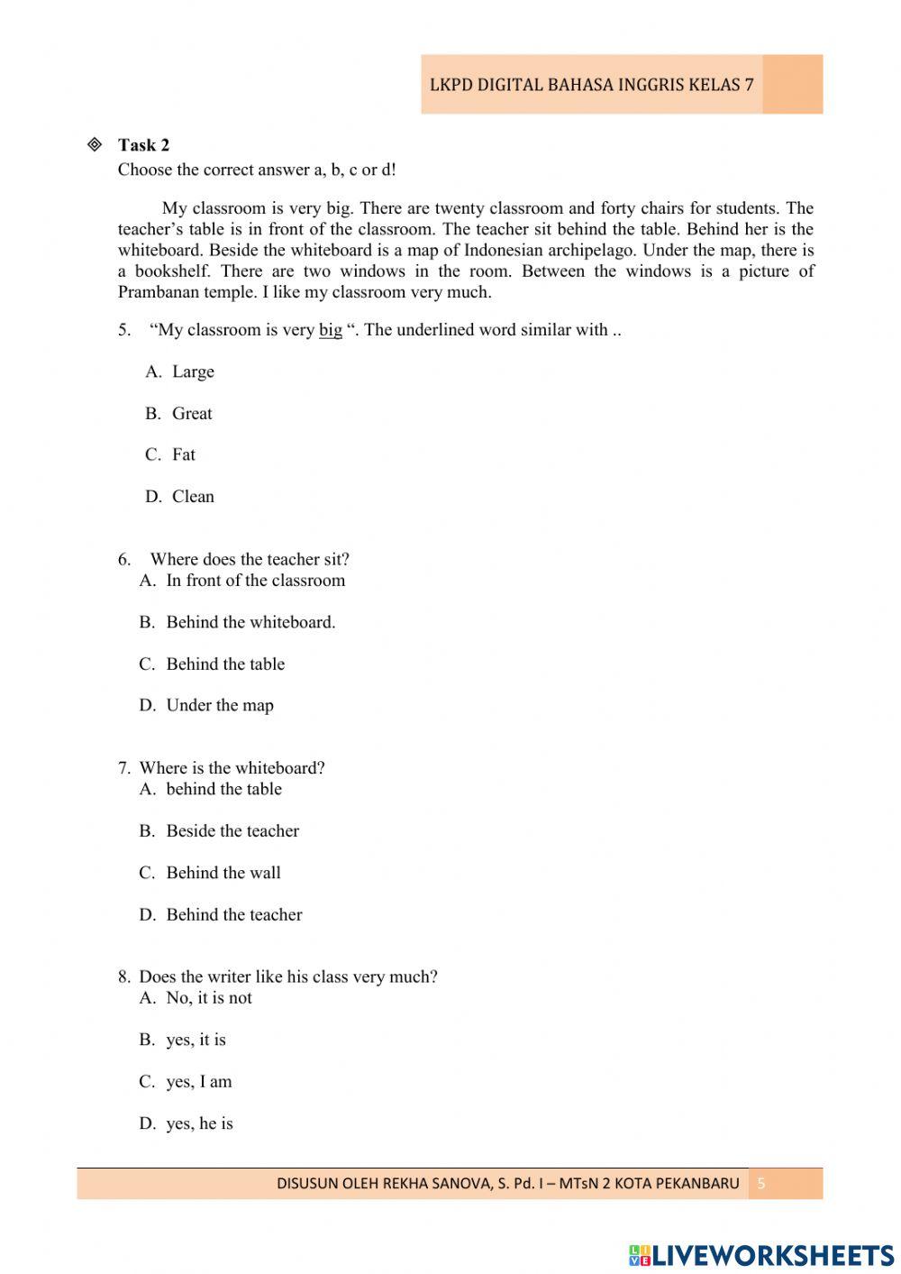 Lkpd descriptive text