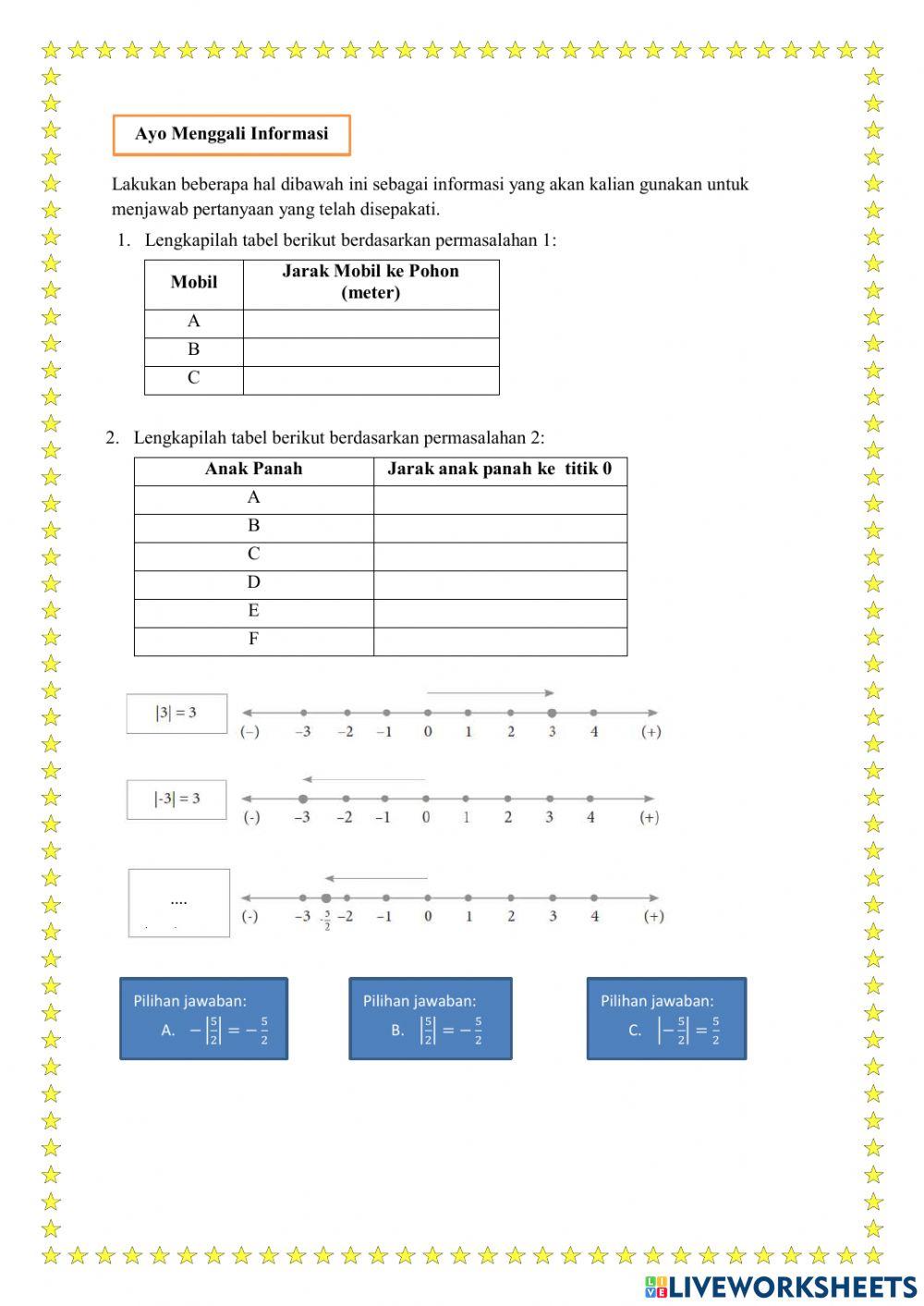 LAS Persamaan Nilai Mutlak