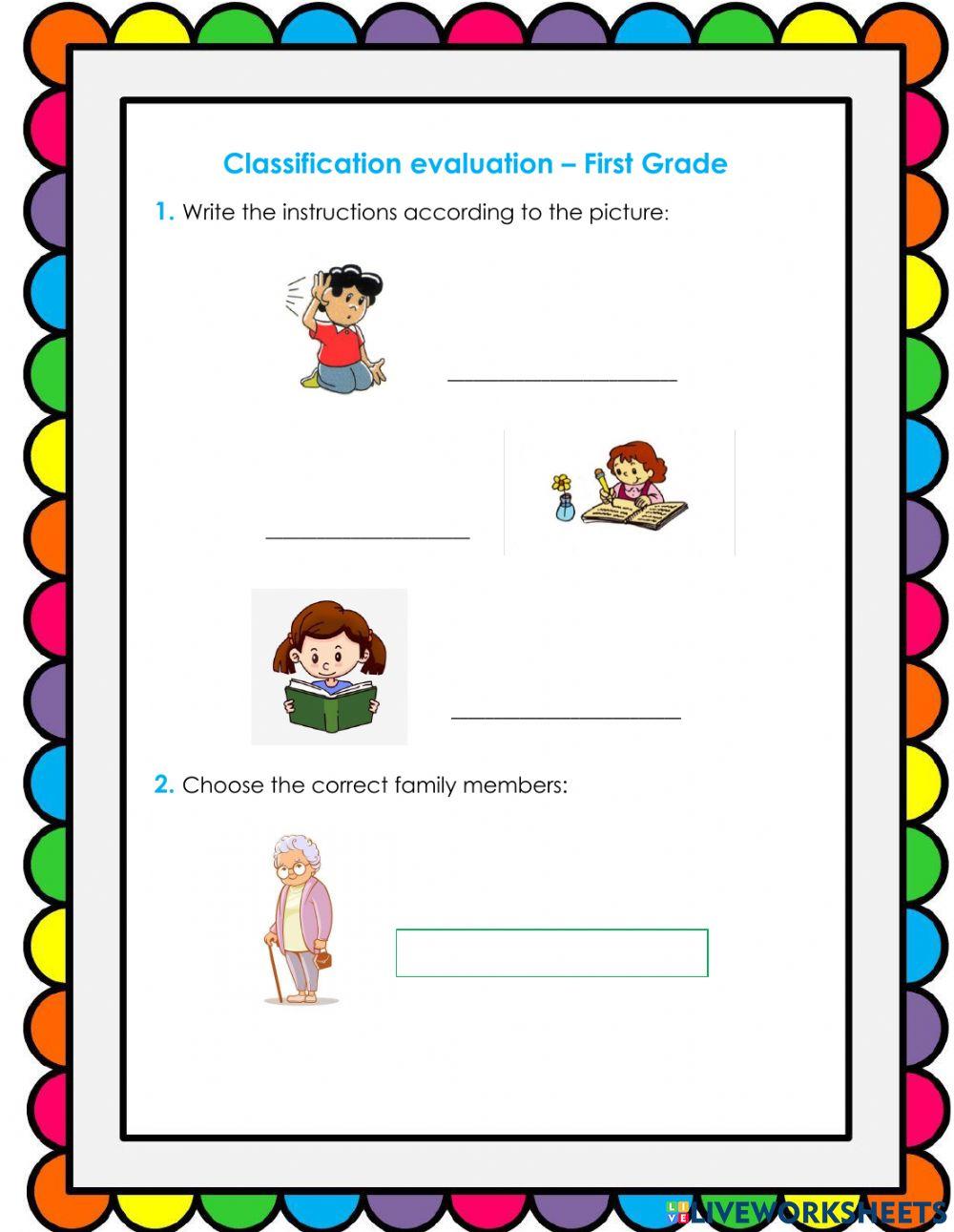 Classification evaluation