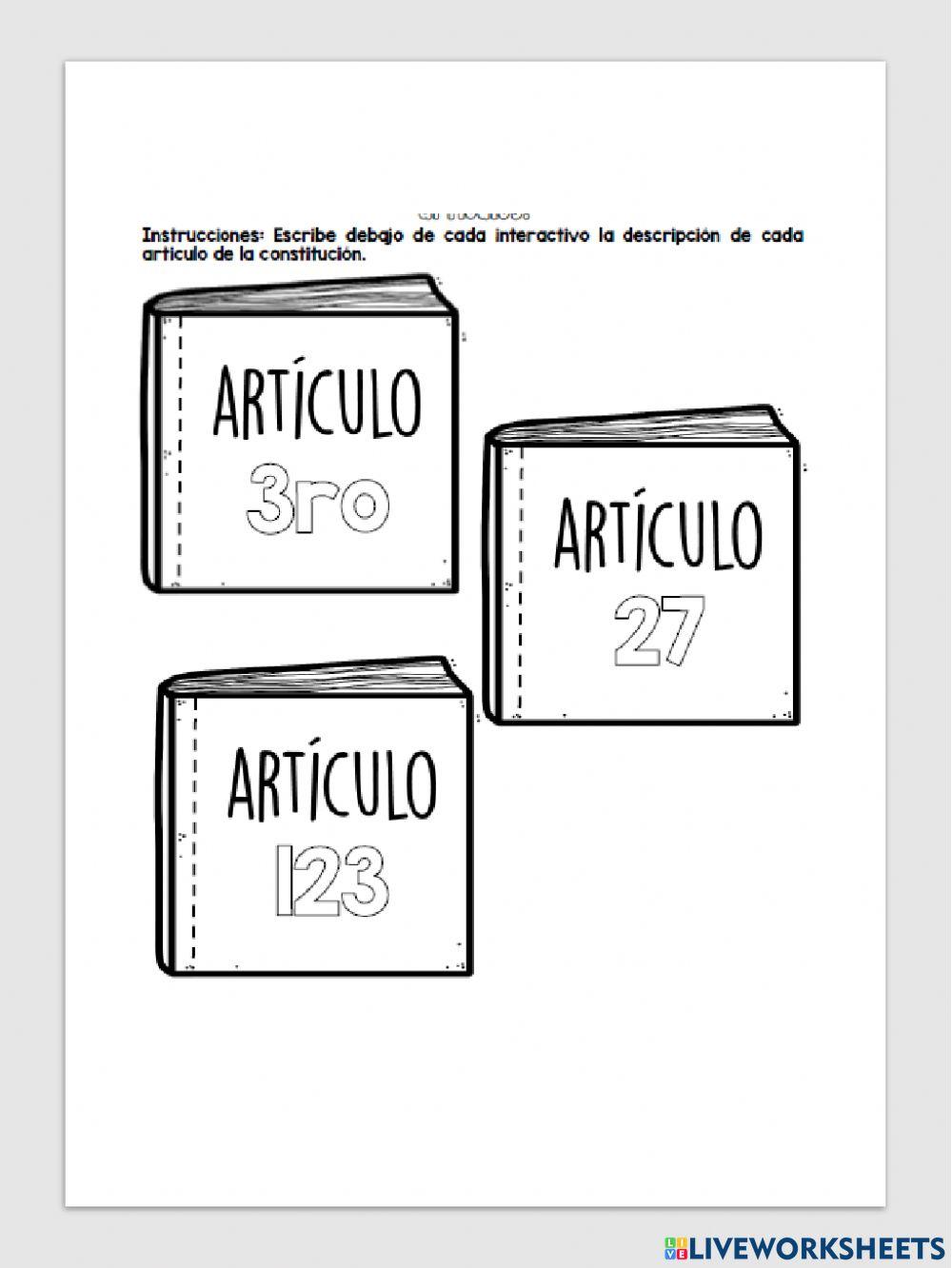 Historia, constitución