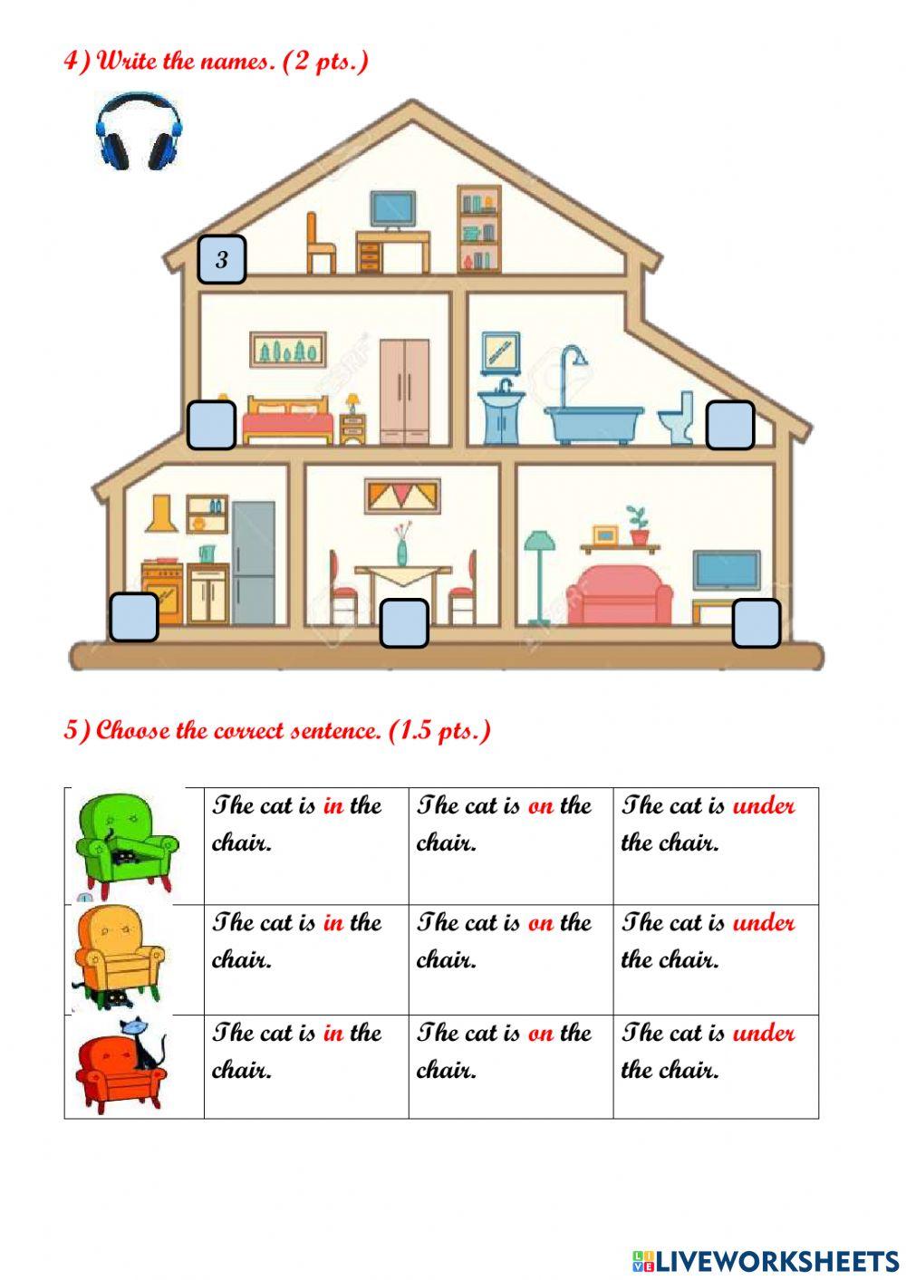 English exam 2nd grade 2 term