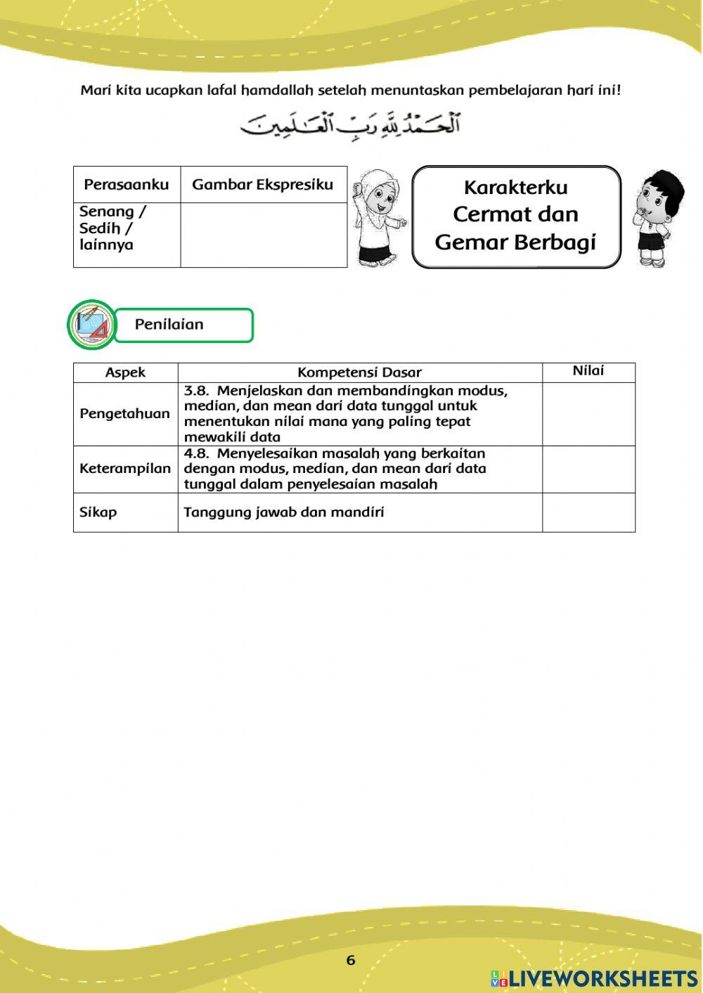 LKPD Modus dan Median
