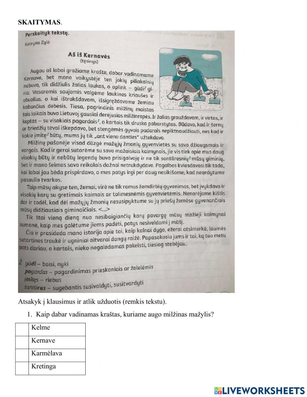 Testas baigus skyrių MOKAUSI VARTOTI BŪSIMOJO LAIKO VEIKSMAŽODŽIUS