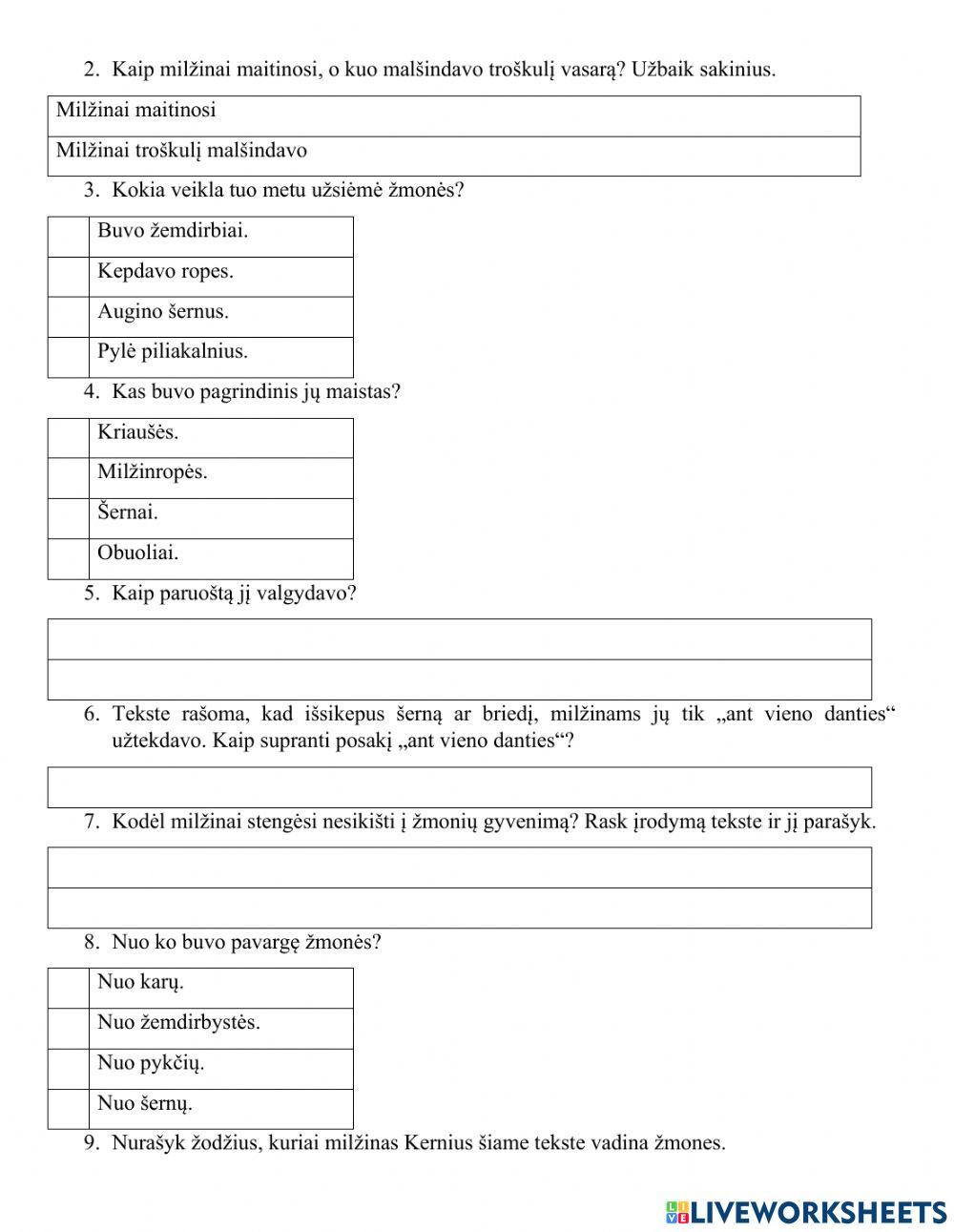 Testas baigus skyrių MOKAUSI VARTOTI BŪSIMOJO LAIKO VEIKSMAŽODŽIUS