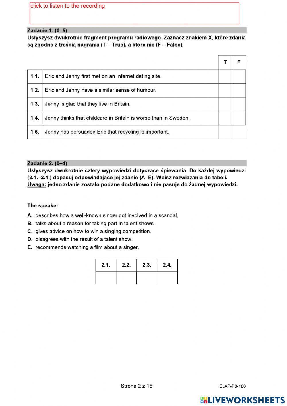 CKE matura próbna podstawowa 2021